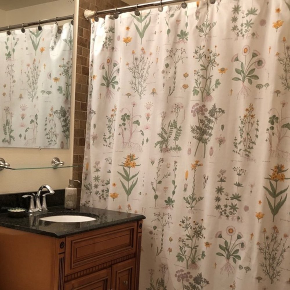 IKEA Strandkrypa Fabric Shower Curtains/ Window Panel Set